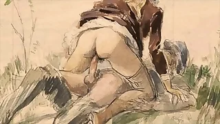 vintage off colour drawings